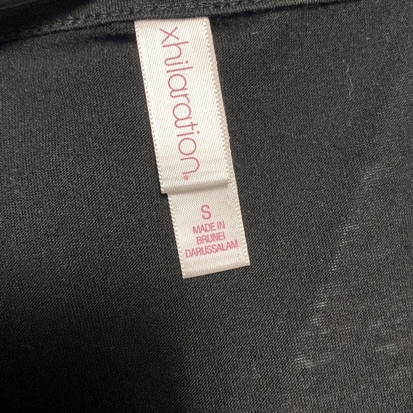 VNTG Xhilaration Black & Ivory Lace Bib Tank Top - Picture 6 of 6